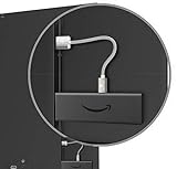 EXINOZ® Geflochtenes Fire TV Streaming Stick Ladekabel | Kurzes Silbernes Fire TV Ersatzkabel | Direkt an USB-Anschluss des Fernsehers für Power Streaming Stick anschließbar | 20 cm (1 Packung)