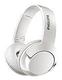 Philips SHB3175WT BASS+ Over-Ear Bluetooth-Kopfhörer (13 Stunden Akku, satter Bass, Freisprechfunktion) weiß