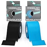 Boundletics Kinesiologie Tape Classic - 2er Pack - Physiotape 5cm + Anleitung