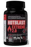 PowerTec Hot Blast Extreme 2.0 Fatburner - effektiver Hochleistungs-Fatburner für alle, die es eilig haben (120 Kapseln)