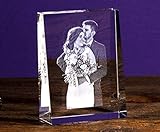Isonio Glasfoto - Ihr eigenes Foto in Viamant Glas gelasert - Foto im Kristallglas als Fotogeschenk (Größe L Querformat 135 x 105 x 35mm)