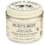 Burt's Bees 100% Natürlich Handcreme, Mandel und Milch mit Vitamin E, Handpflege für tockene Hände, 1er Pack x 57 g