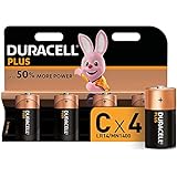 Duracell Ultra Power Alkaline C Batterien, 4er Pack