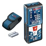 Bosch Professional Laser Entfernungsmesser GLM 50 C (Messbereich: 0,05 - 50 m, Messgenauigkeit: +/- 1,5 mm, in Schutztasche)