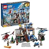LEGO City 60174 - Bergpolizei Hauptquartier Cooles Kinderspielzeug
